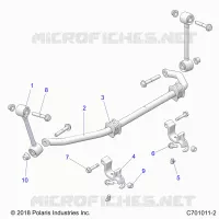 SUSPENSION, FRONT BARRA DI STABILIZZAZIONE- G21GAE99A4 (C701011-2)
