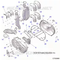 TRASMISSIONE, CLUTCH COVER AND DUCTING