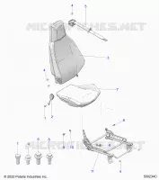 SEDE (PASSENGER) AND SEAT BELT MOUNTING
