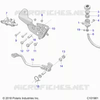 BRAKES, BRAKE PEDAL AND CILINDRO PRINCIPALE