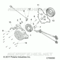 ENGINE, STATOR AND VOLANO
