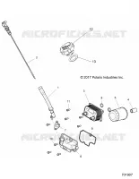 ENGINE, DIPSTICK, CAP AND FILTRO DELL'OLIO