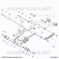 SOSPENSIONE POSTERIORE CONTROL ARM MOUNTING