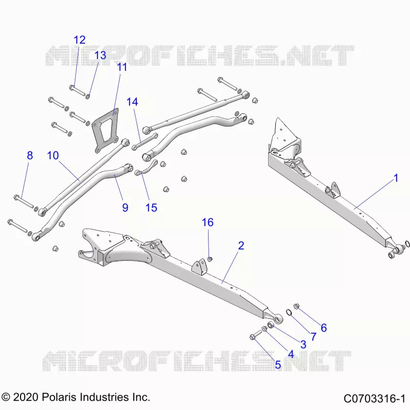 SOSPENSIONE POSTERIORE CONTROL ARMS