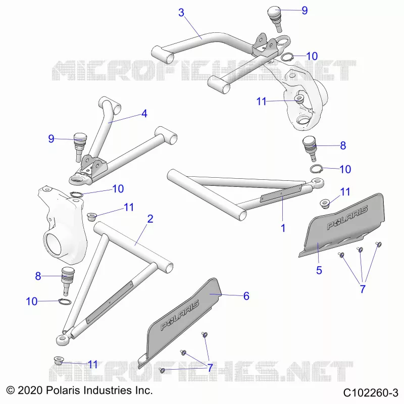 SUSPENSION, A-ARMS