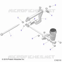 BRAKES, PEDAL AND CILINDRO PRINCIPALE MOUNTING