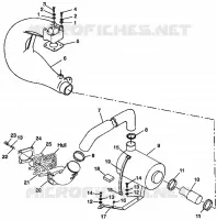 IMPIANTO DI SCARICO SL 780 B974088 and Intl. SL 780 I974088 (4940924092B006)