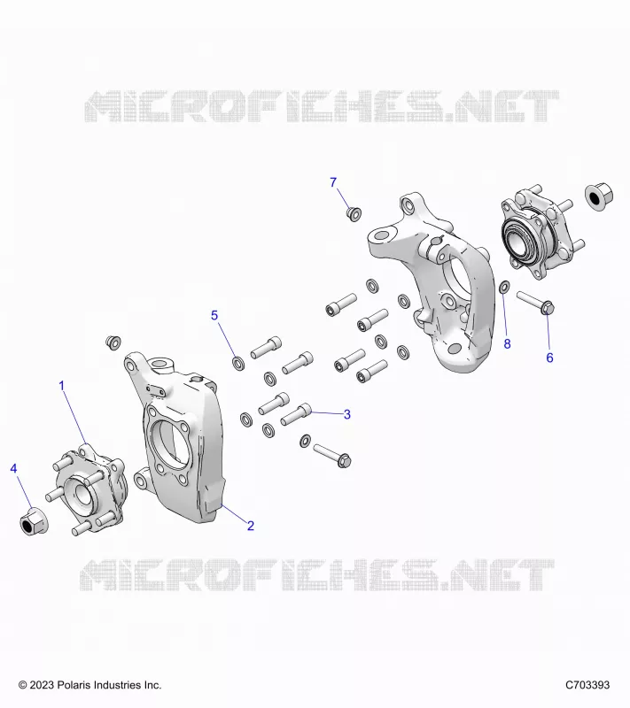 SOSPENSIONI ANTERIORI CARRIER AND HUB