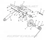 POSTERIORE COPPIA ARM TRAIL/0930761 AND  TRAIL DELUXE/0930243 (4923222322024A)