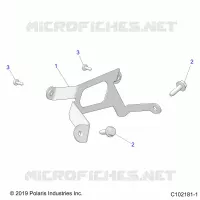 ELETTRICO, ECU BRACKET
