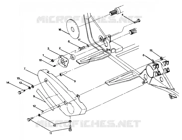 RIGHT HAND COPERTURA DELLA CATENA ASSEMBLY (4916351635030A)
