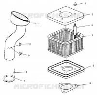 CONDOTTO DELL'ARIA SLX 780 B964287 and Intl. SLX 780 I964287 (4937443744B007)