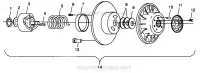 FRIZIONE DRIVEN WIDETRAK LX 0982065 and EUROPEAN WIDETRAK LX E982065 (4943884388C001)
