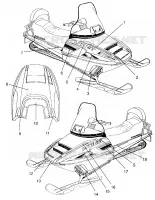 DECALS LITE GT 0963133 AND EUROPEAN LITE GT E963133 (4933083308A011)