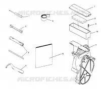 KIT DI STRUMENTI  500 EFI 0952774, EFI SKS 0952574,   EFI SKS PT 0952974, and EUROP (4929052905C009)