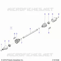TRASMISSIONE, DRIVE SHAFT, FRONT