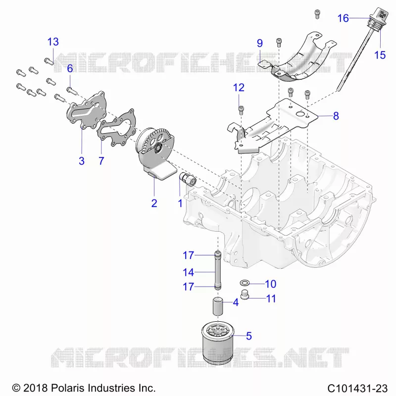 MOTORE, OIL SYSTEM