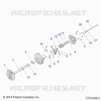 TRASMISSIONE, PRIMARY CLUTCH