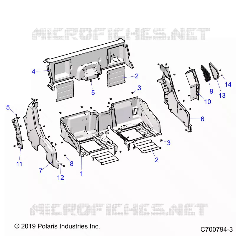 CARROZZERIA POSTERIORE CLOSEOFF AND FENDERS