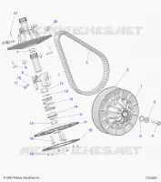 TRASMISSIONE, SECONDARY CLUTCH