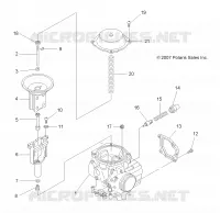 MOTORE, CARBURATORE UPPER