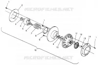 FRIZIONE DRIVEN 600 XCR SP 0965677 and EUROPEAN 600 XCR SP E965677 (4932063206C002)
