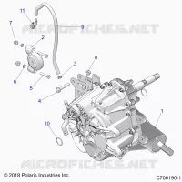 TRASMISSIONE, MAIN GEARCASE MOUNTING