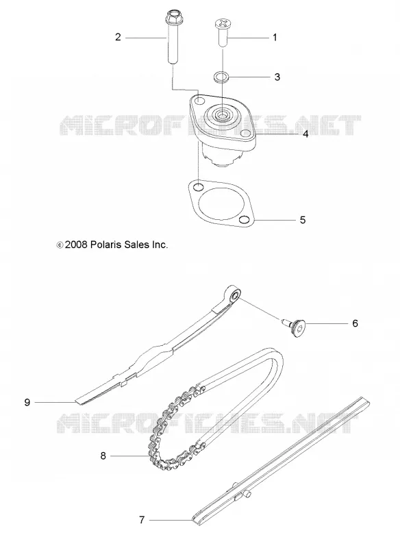 MOTORE, TENSIONER, CAM CATENA