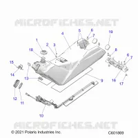 SISTEMA DI ALIMENTAZIONE CARBURANTE, FUEL TANK ASM.