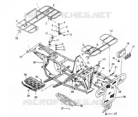 PARAURTI / PORTAPACCHI MOUNTING  4X4 400L W948140 (4926772677A007)