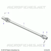 TRASMISSIONE, PROP SHAFT, FRONT