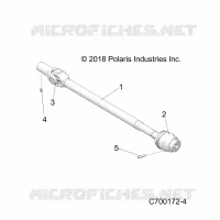DRIVE TRAIN, FRONT PROP ALBERO