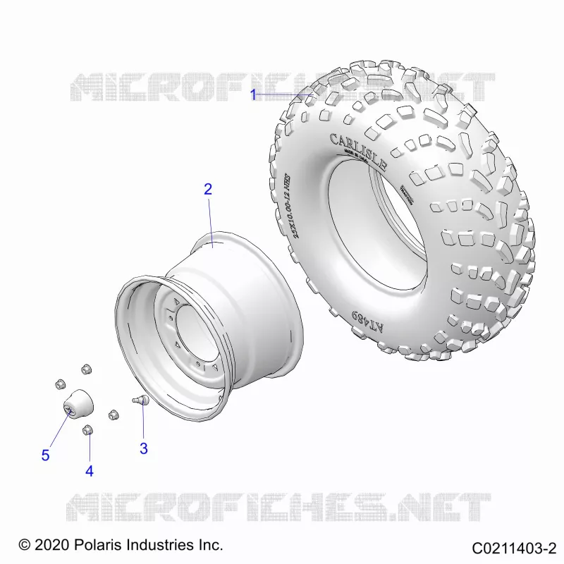 RUOTAS, REAR TIRE