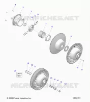 TRASMISSIONE, CLUTCH, SECONDARY