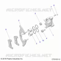 FRENO ANTERIORE CALIPER