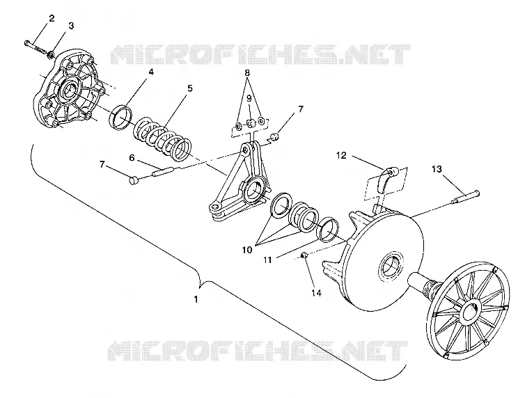 TRASMISSIONE FRIZIONE ASSEMBLY SPORT / 0930443 (4922942294021A)