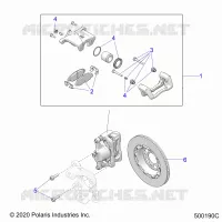 BRAKES, PINZA FRENO ANTERIORE