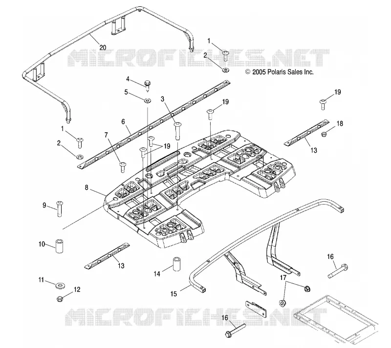 POSTERIORE MONTAGGIO RACK