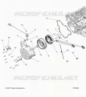 ENGINE, STATOR AND FLYRUOTA