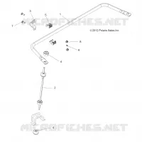 SUSPENSION, TORSION BAR, REAR