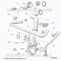 MOTORE, WATERPUMP AND BYPASS