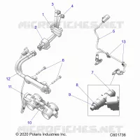 SISTEMA DI ALIMENTAZIONE CARBURANTE, RAIL, LINES AND THROTTLE BODY