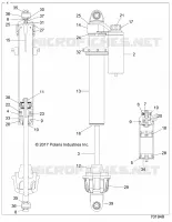 SUSPENSION, SHOCK ANTERIORE INTERNALS