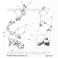 SISTEMA DI ALIMENTAZIONE CARBURANTE, RAIL, LINES AND THROTTLE BODY