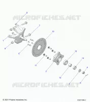 TIMONE, FRONT HUB AND SPINDLE