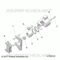 BRAKES, PINZA POSTERIORE