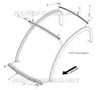 TETTO SUPPORTS, 2 PASSENGER