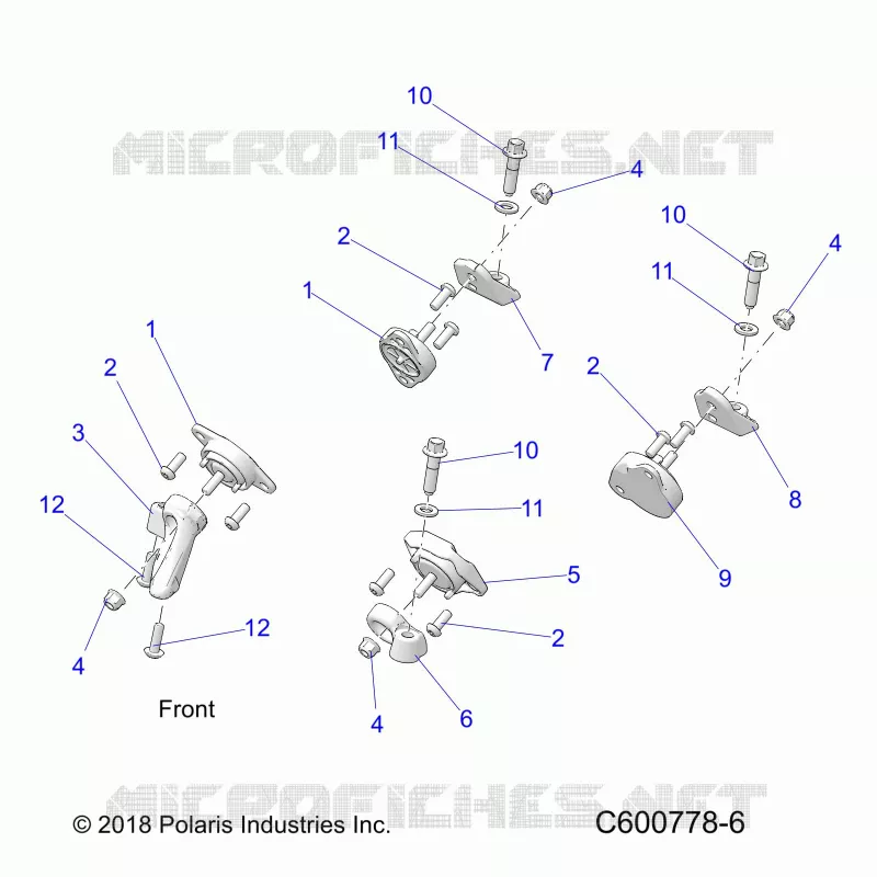 MOTORE, MOUNTING & LONG BLOCK