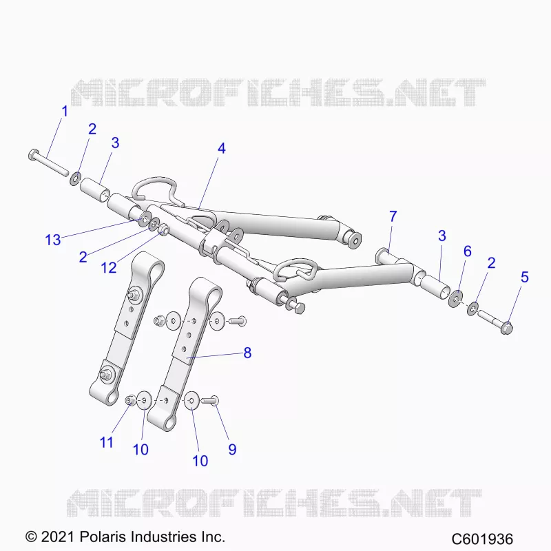 SUSPENSION, ANTERIORE COPPIA ARM