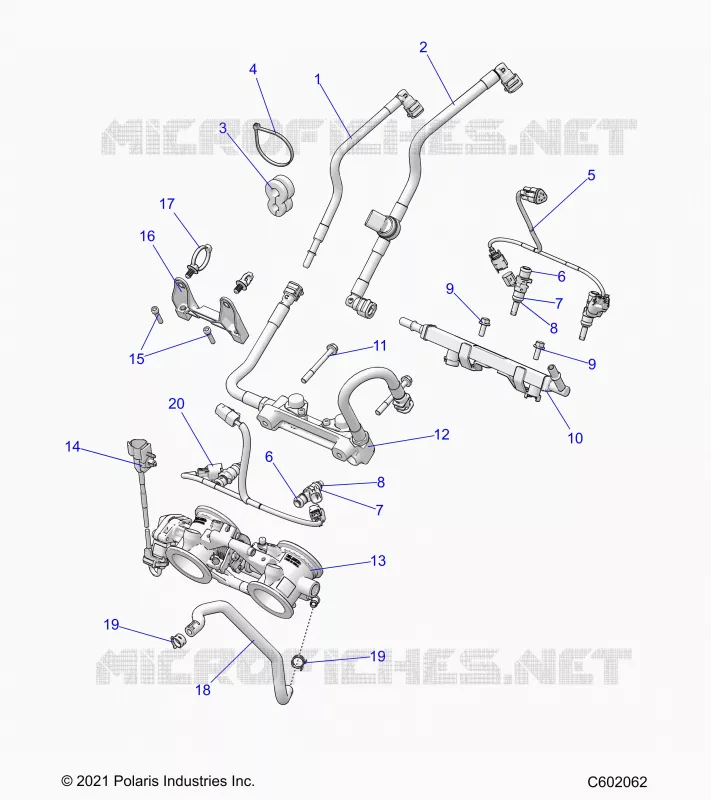 SISTEMA DI ALIMENTAZIONE CARBURANTE, RAIL, LINES AND THROTTLE BODY